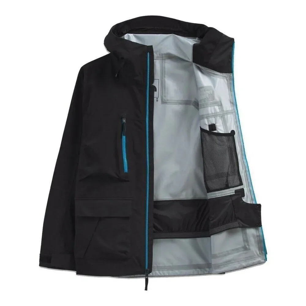 The North Face Dragline Ski Snowboard Jacket‎ Mens XL Black Waterproof Hooded